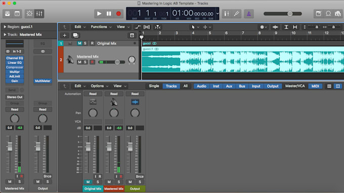 mix and master your project