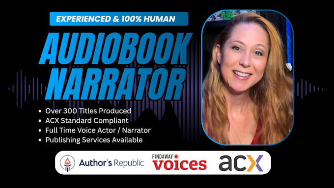 be your american female audiobook narrator