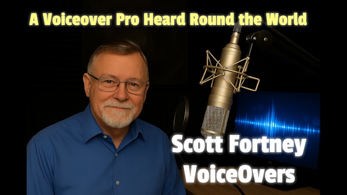 record your professional american male voiceover
