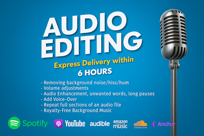 fix your sound with perfect audio editing
