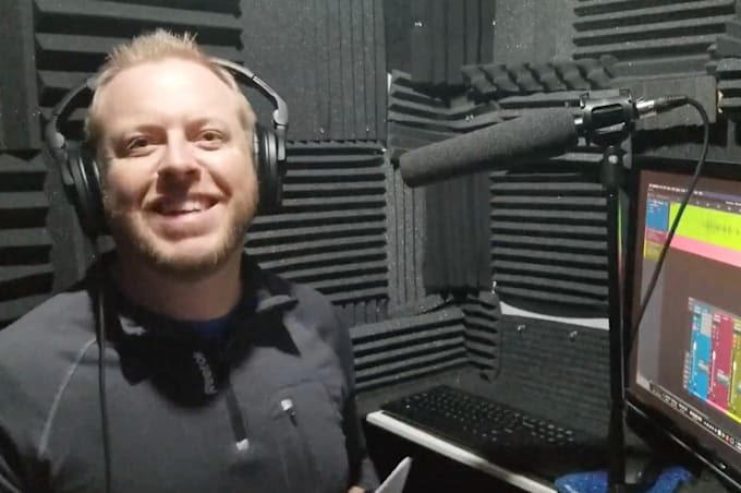 create a quality US male voiceover