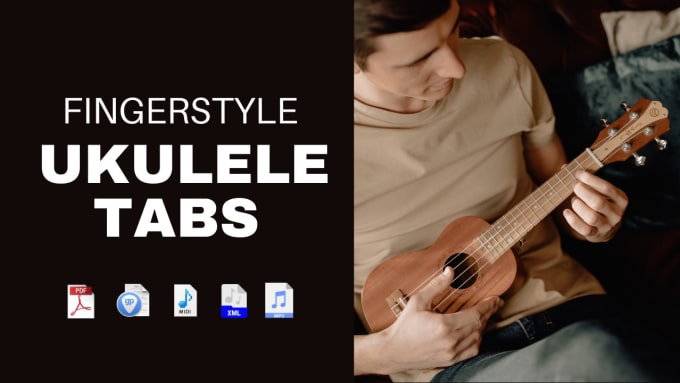 Arrange ukulele tabs any song or by Wishonmusic | Fiverr