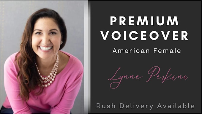 record a warm professional american female voice over