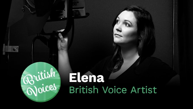 be your professional female british voiceover