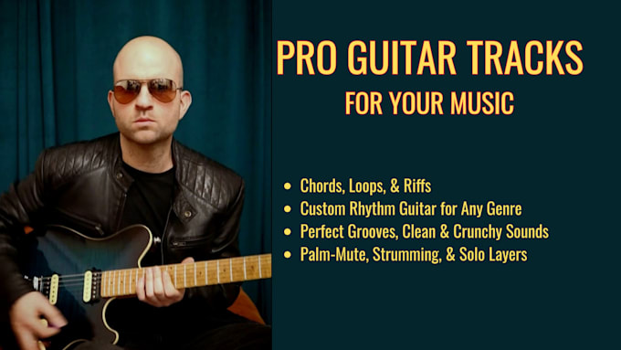 record pro rhythm electric guitar chords , groove or loops