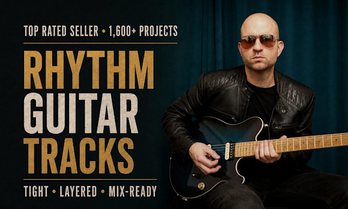 record pro rhythm electric guitar chords , groove or loops