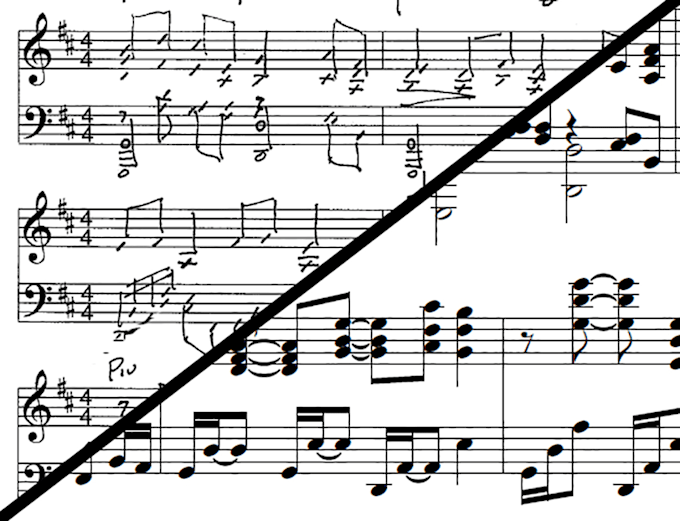 typeset your handwritten musical score