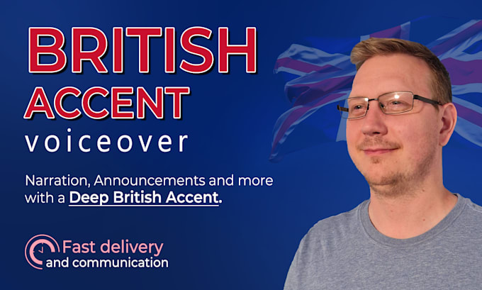 record a deep british accent voice over