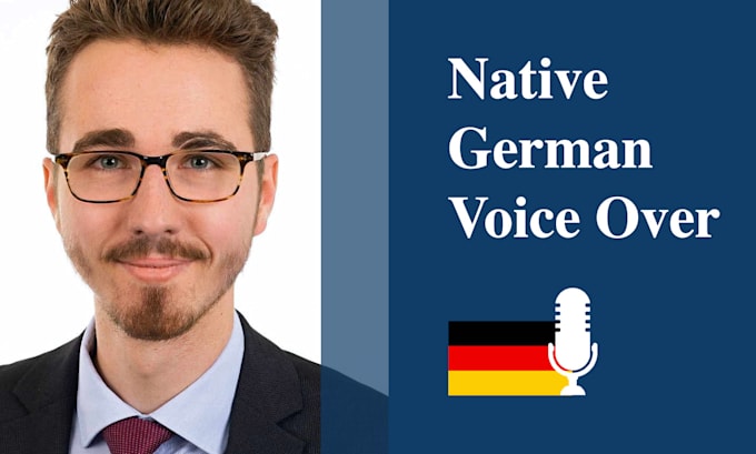 record a native german voice over in high quality