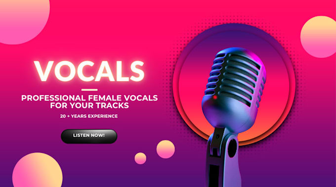 record a female vocal track for your song