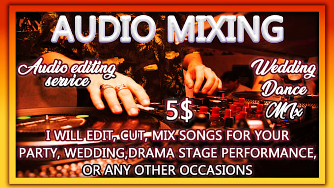 edit, cut, mix songs for your performance, cheer, dance