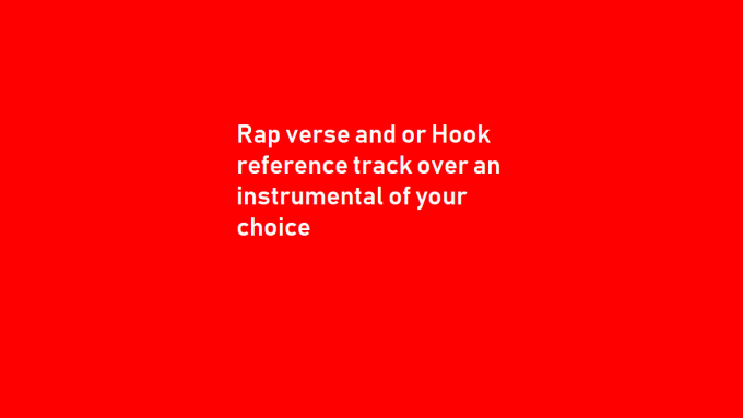 record rap over instrumental