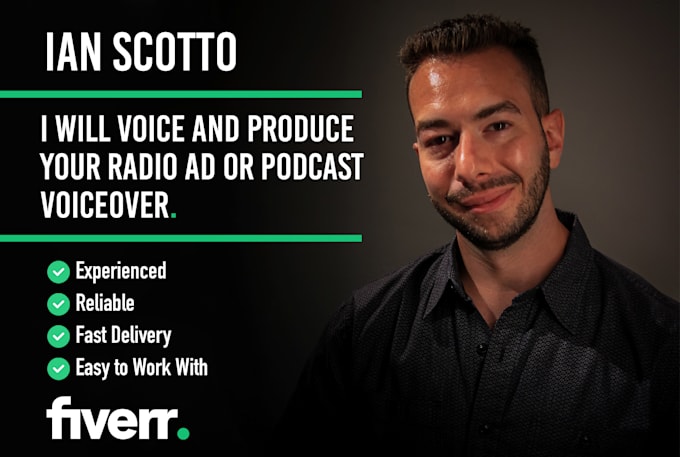 voice and produce your radio ad or podcast voiceover
