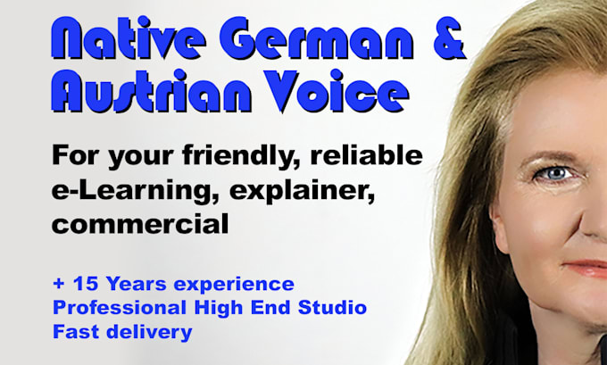 deliver authentic, professional german austrian voice acting