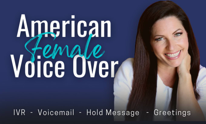 I will record an american female voicemail IVR phone greeting