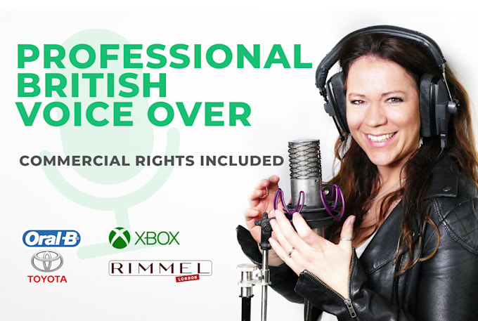 provide a female british voice over professional standard