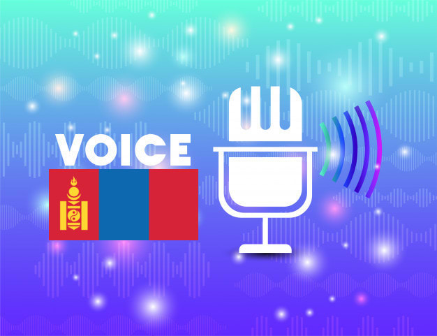 record mongolian female voice over