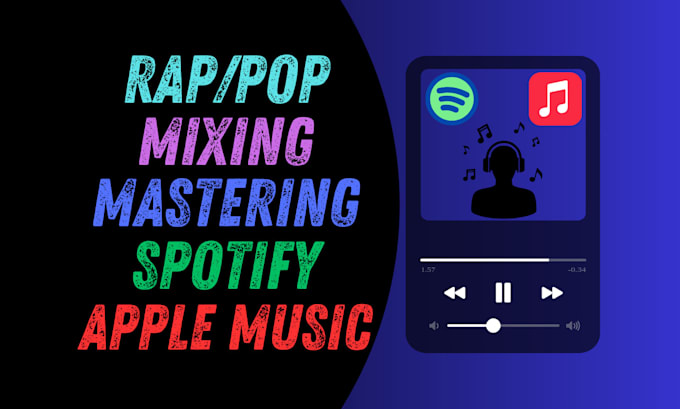 mix and master rap hiphop and suno ai songs for spotify