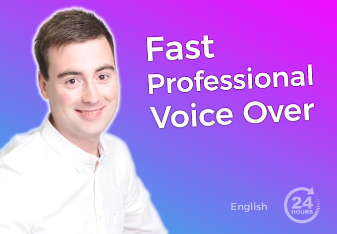 record a professional male british english voiceover
