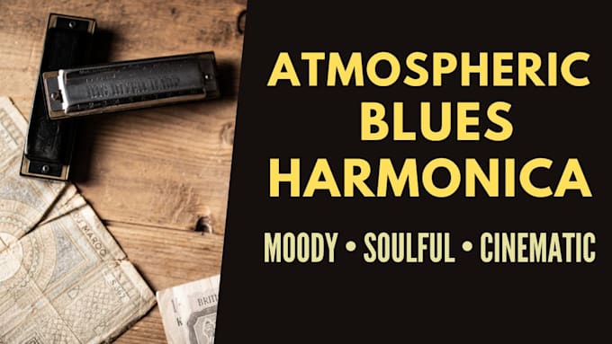 record atmospheric blues harmonica for your track