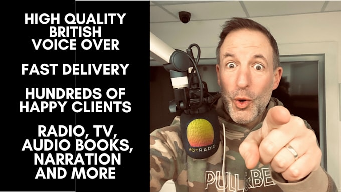 produce a professional british male voice over in 24 hours
