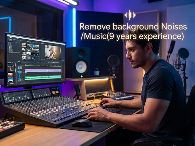 remove background noise or music from your audio or video