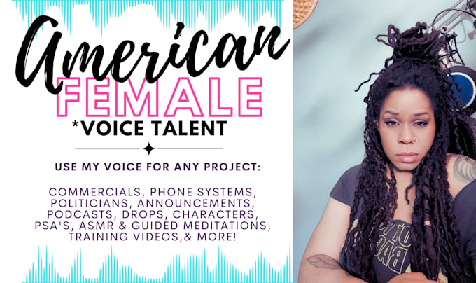 quickly record a professional american female voice over