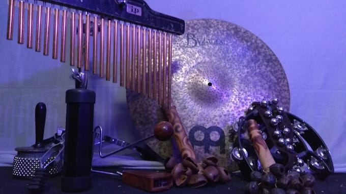 make a percussion of atmosphere for you