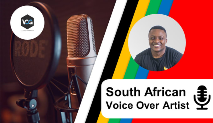 I will record a professional english south african male voice over