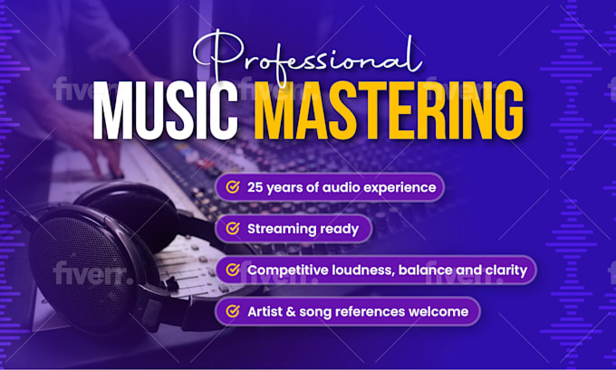 master your song, ep or album professionally