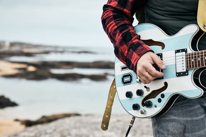 record beautiful electric guitar for whatever u need