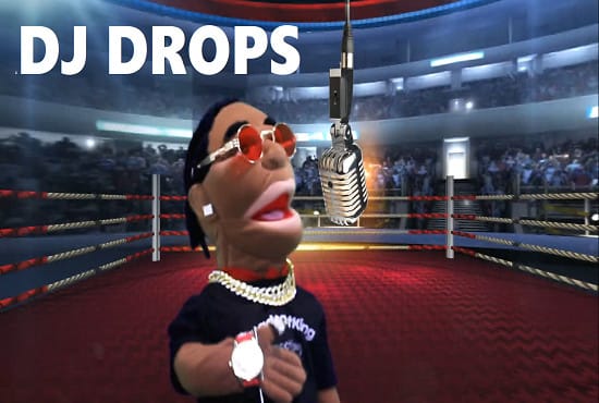 produce american and british male and female dj drops