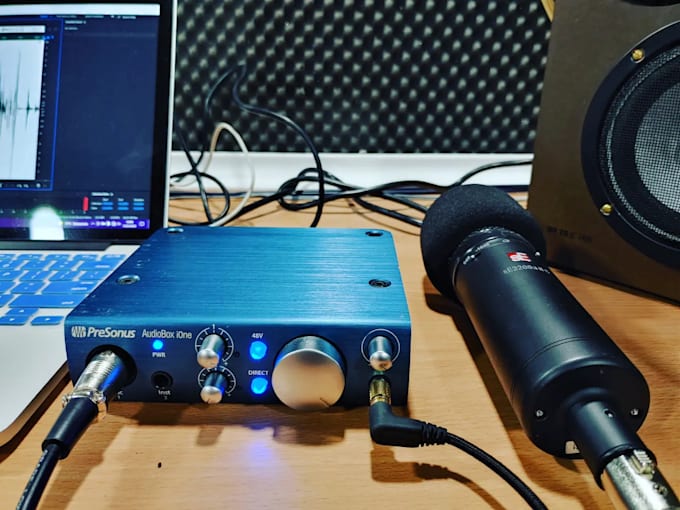 record polish voice over in a professional studio
