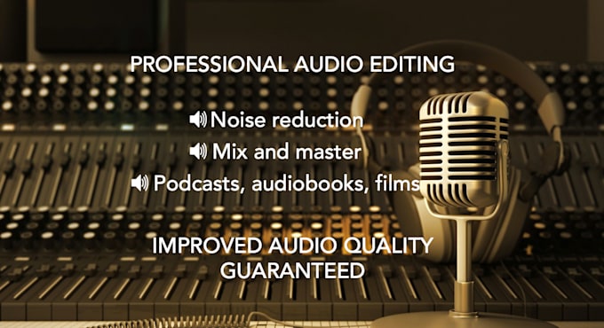 cleanup your audio files