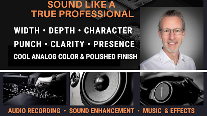 do professional podcast editing, audiobook and audio restoration