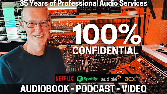 do professional podcast editing, audiobook and audio restoration
