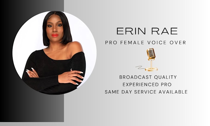 produce upbeat urban female voice over