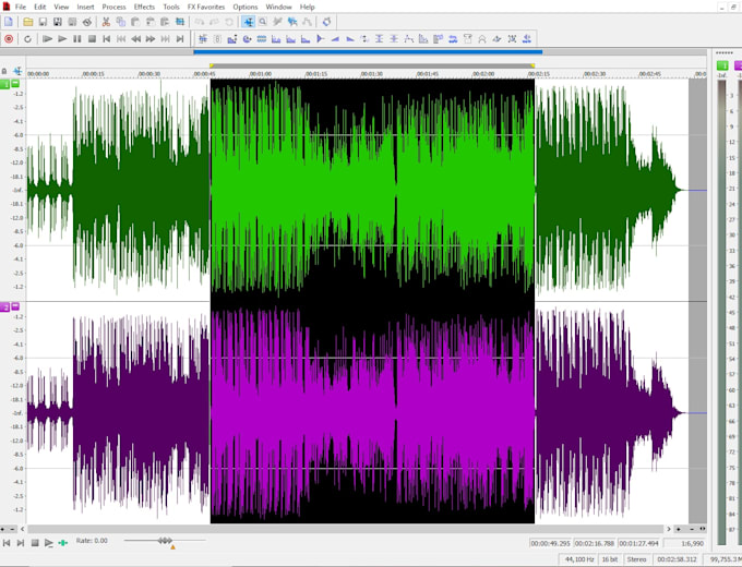 enhance, edit, cut and mix audios together professionally