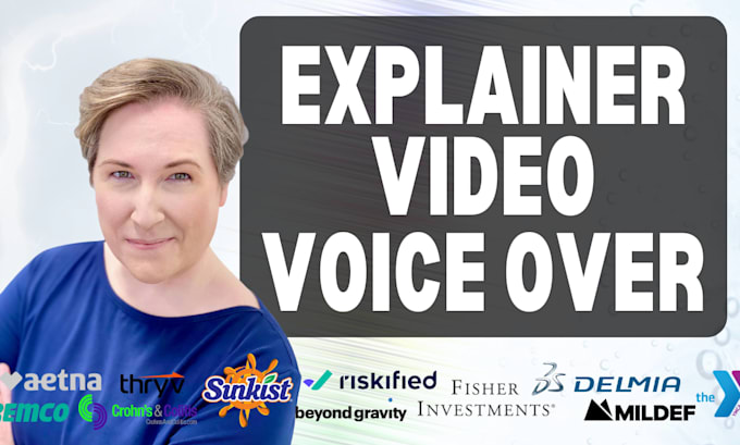 do voice over for explainer video, animated whiteboard, corporate training