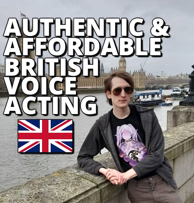 record voice acting with my british voice for your projects