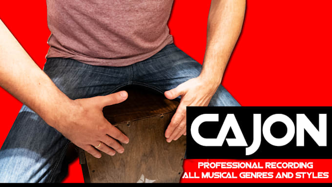record cajon in your musical production