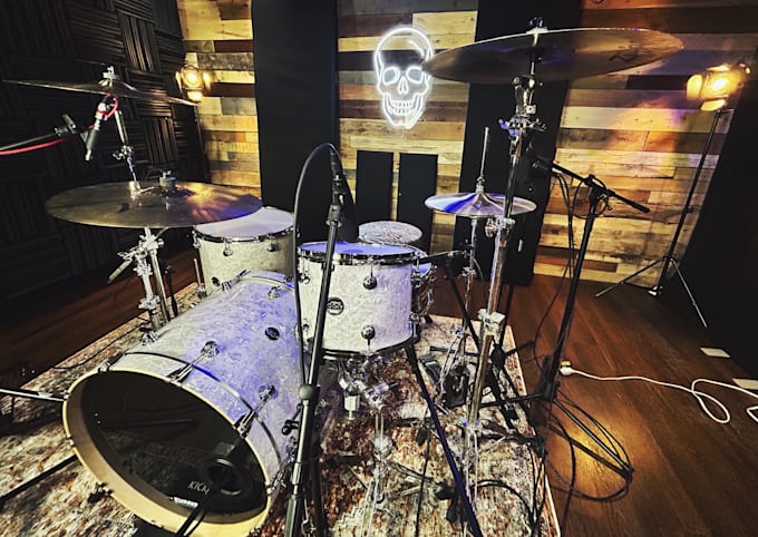 record modern drum recording from professional drummer