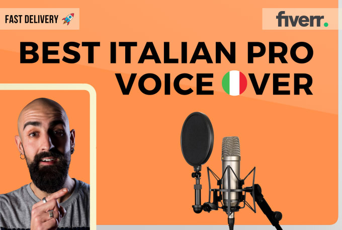 I will record the best italian male voice over