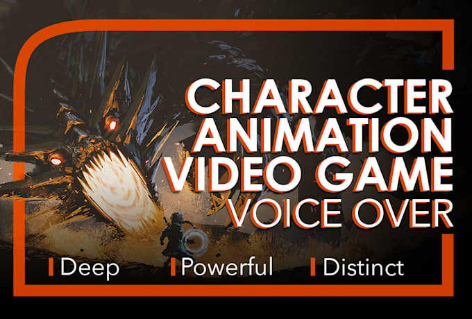 record an epic character voice
