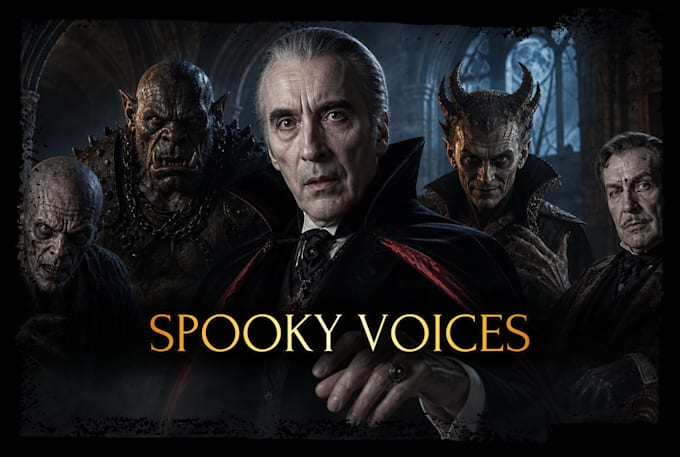 voice a spooky halloween character or narration