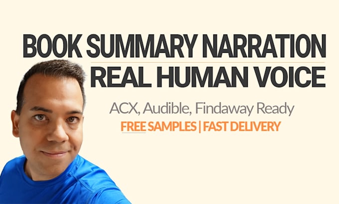narrate your book summary with a real human voice
