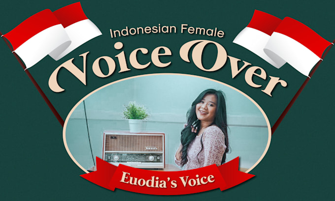 record beautiful female voice over in bahasa indonesia