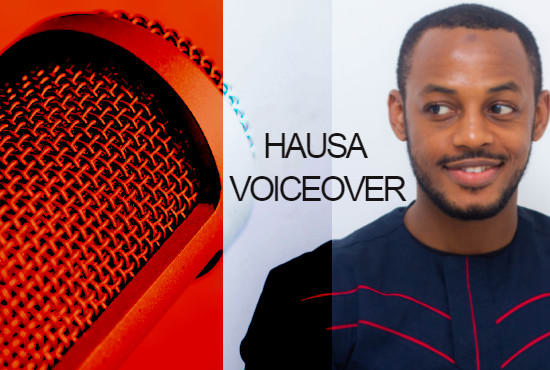 record a professional native hausa male voice over