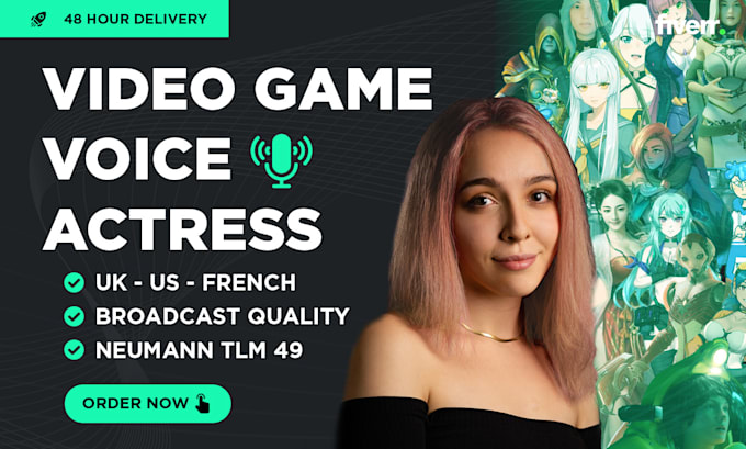 record 100 words of video game character voices in 2 days