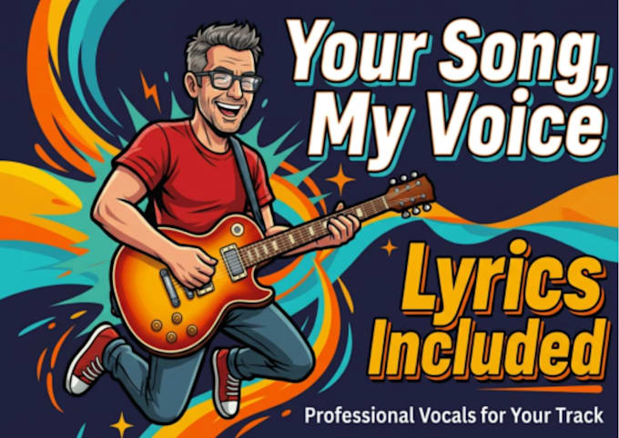 sing on your music track and write lyrics too if needed